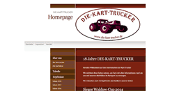 Desktop Screenshot of die-kart-trucker.de