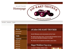 Tablet Screenshot of die-kart-trucker.de